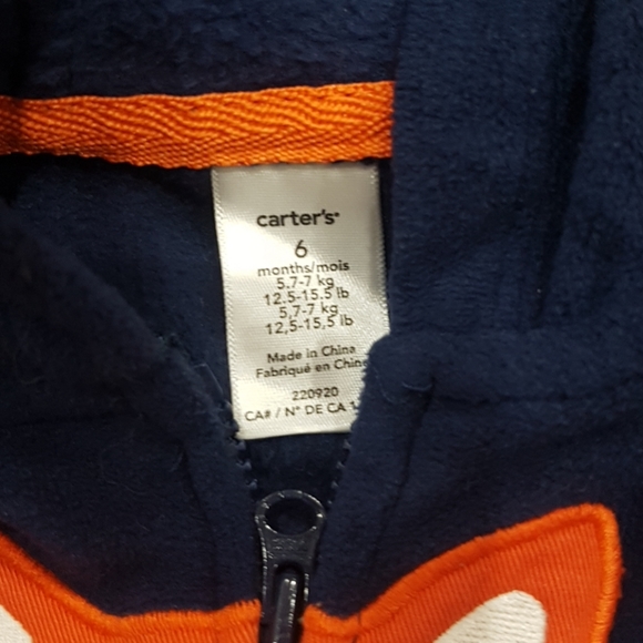 Carters and wonder nation baby hooded shirt - Picture 2 of 8